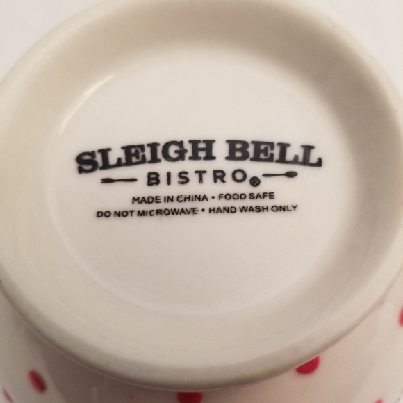 Sleigh Bell Bistro Sloth Christmas Holiday Ceramic Coffee Cup Mug - Picture 5 of 5